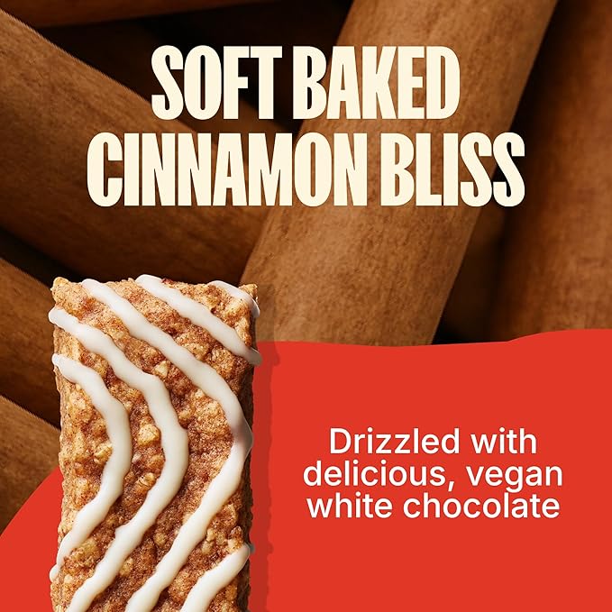 MadeGood Mornings Soft Baked Breakfast Bars Cinnamon Bun 1.06 Oz (30 Count) Gluten Free Snacks