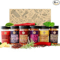 Gourmet Selection of Premium BBQ Seasonings - Holy Cow Angel’s Wings Smoky Pig Tandoori Rajah Burger's Heart &amp Blonde Mermaid BBQ Rubs | Pack of 6 | 100% Natural | Great Spices Gift For Foodie