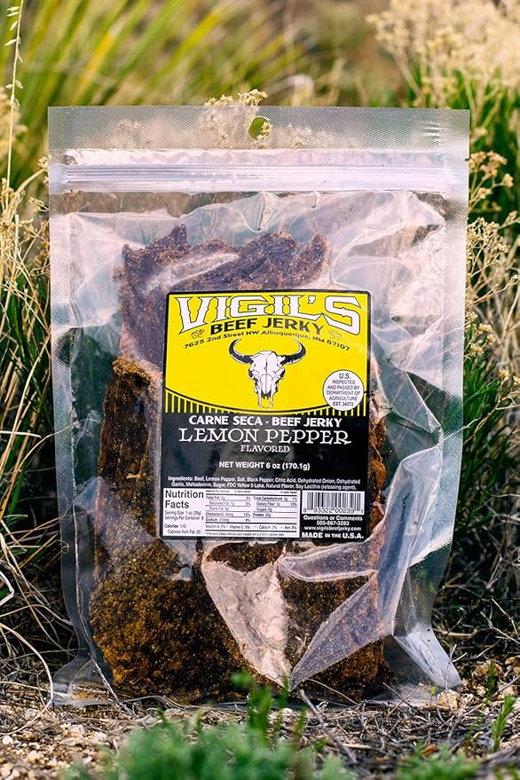 Lemon Pepper Beef Jerky 6oz Bag