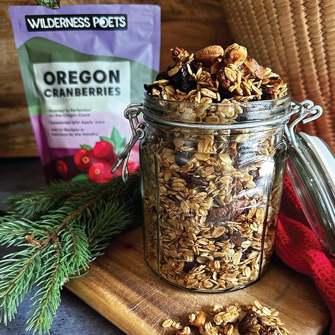 Wilderness Poets Oregon Cranberries (Sweetened with Apples) - Dried Cranberries Infused with Unsweetened Apple Juice - 2 Pound (32 Ounce)