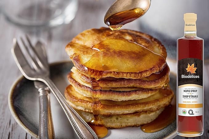 Biodélices Maple Syrup - Glass Bottle - 750ml - Pure Premium Maple Syrup from Quebec Canada