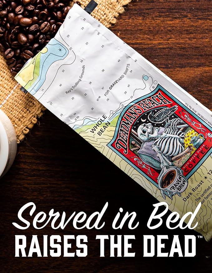 Raven's Brew Coffee 12 oz - Dark Roast - High Speed Blend with a Sweet Bite (Ground 5 LB)