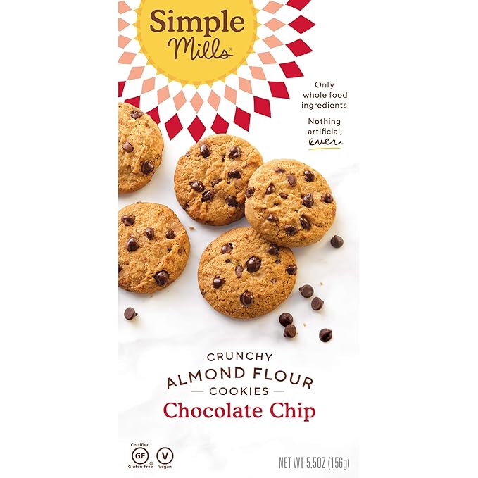 Simple Mills Almond Flour Cookies and Baking Mix Bundle (3 Boxes)
