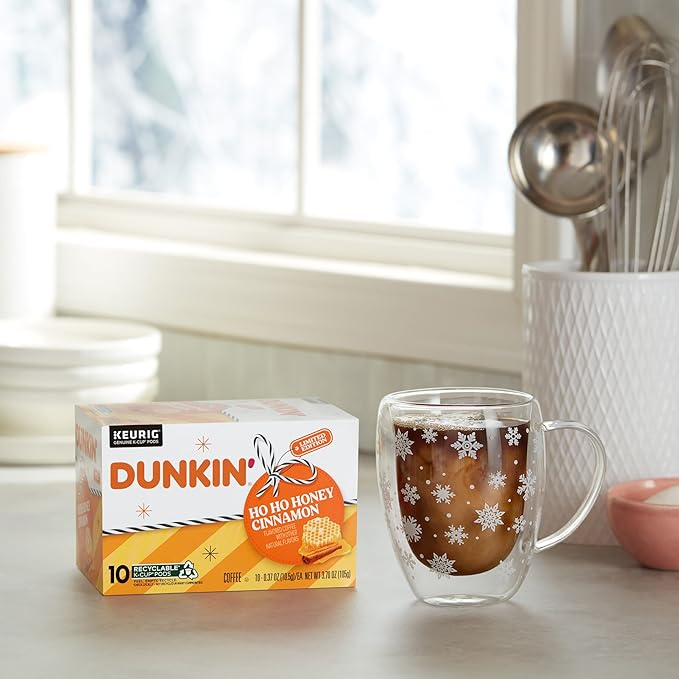 Dunkin’ Ho Ho Honey Cinnamon Flavored Coffee 60 Keurig K-Cup Pods