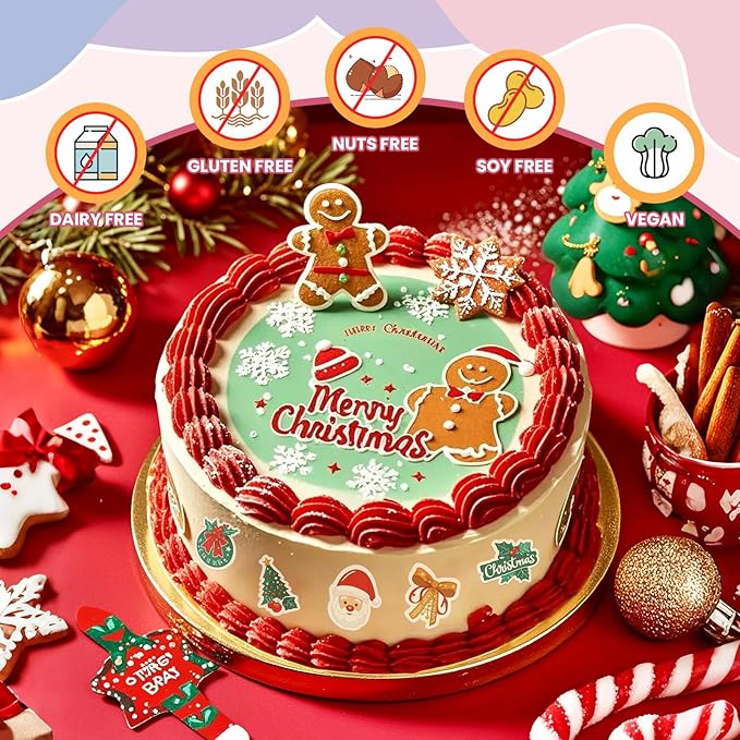 Derzio 25 pcs A4 11.7 x 8.3 Frosting Sheets Icing Sheets Edible Paper for Cakes Printable Sugar Sheets Cake Edible Sheets Edible image Paper for Cake Toppers Cakes Cookies &amp Decor