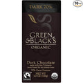 Green &amp Black's Organic Dark Chocolate 70% Cacao OLD 10 Count
