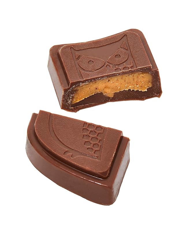 AWAKE Caffeinated Chocolate Bites Peanut Butter Chocolate Energy Snack 1 Bite Equals 1/2 Cup of Coffee 50 Bites