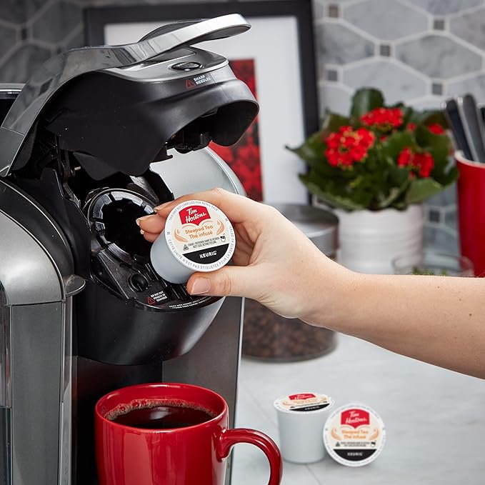 Tim Hortons Steeped Orange Pekoe Tea Black Tea Single Serve Keurig K-Cup Pods 30 Count