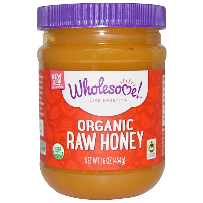 Wholesome Sweeteners Inc Organic Raw Honey 16 oz (454 g)