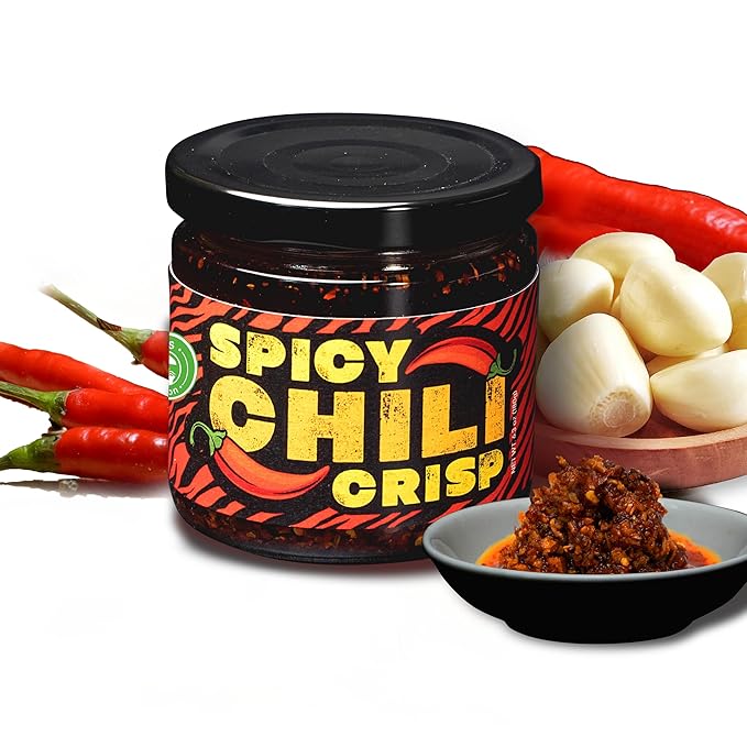 O’scallion Ramen Noodles Variety Pack (6 Servings 2 Flavors) + Vegan Crunchy Chili Oil (6.35 oz) | Quick Ramen Kit with Spicy Garlic Chili Crisp