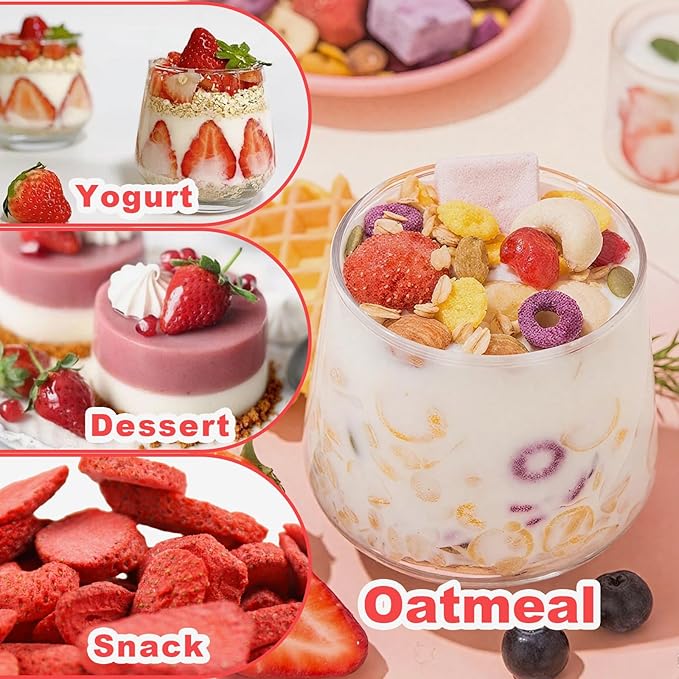 QZLGD Freeze Dried Strawberries Sliced 10.93oz/310g frozen strawberries fruit snacks for Kids or Adults For Garnishing Cocktails Cake Decoration Baking Fruit Sorbet