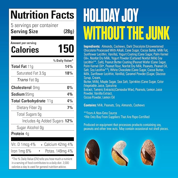 SkinnyDipped Cups &amp Bites | Low Sugar Low Carb Keto Friendly &amp Gluten Free | Holiday Gift Box – Assorted Chocolate &amp Nut Variety Pack
