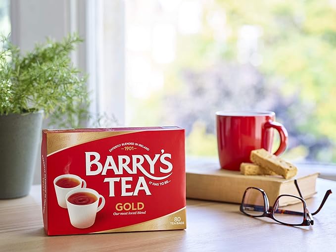 Barry's Tea Gold Blend 80 Teabags (3 Pack) Fresh from Barry's Tea in Ireland