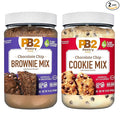 PB2 Pantry Bundle of Chocolate Chip Brownie &amp Chocolate Chip Cookie Mix | Certified Vegan Gluten-Free Non-GMO 4g Plant Protein per Serving 16oz Jars [Pack Of 2]