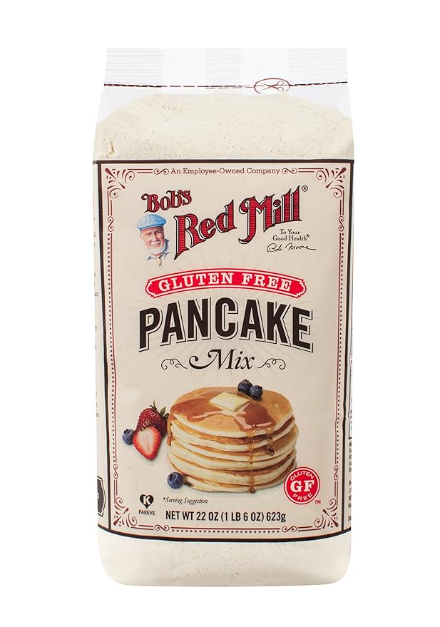 Bob's Red Mill Gluten Free Pancake Mix 22-ounce (Pack of 4)