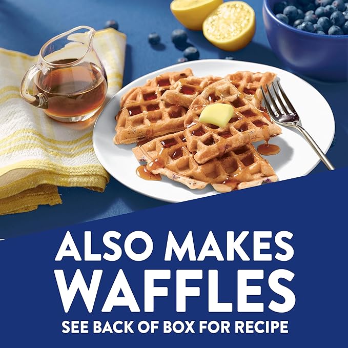 Krusteaz Complete Pancake Mix Blueberry Pancake Mix 25.2-Ounce Box (Pack of 8)