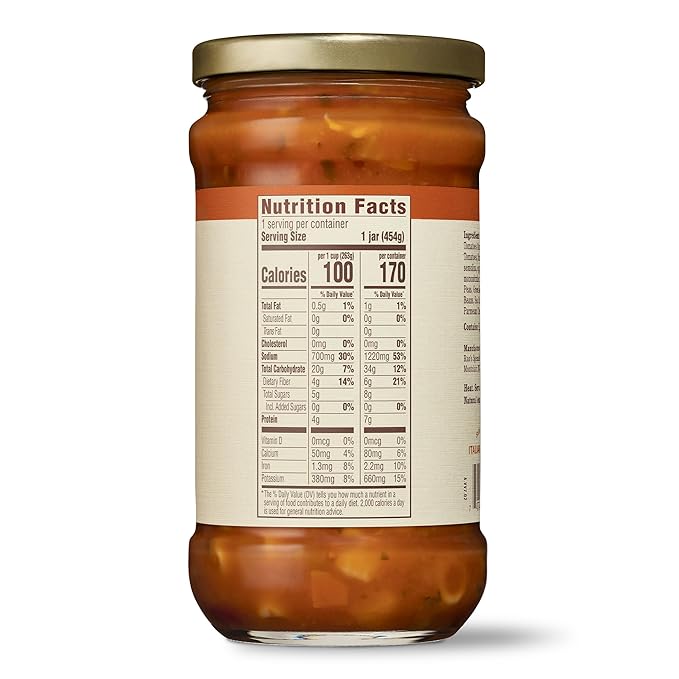 Rao's Homemade Vegetable Minestrone Soup 16oz (Pack of 6)