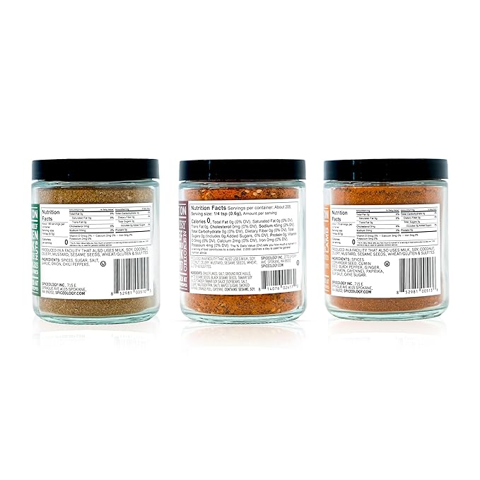 Spiceology – Global Flavors Bundle – Jamaican Jerk Korean BBQ &amp Tandoori Glory Seasonings – Bold &amp Fresh Spices for Chicken Steak Tofu &amp Vegetables – BBQ Stir Fry Ramen &amp Indian M