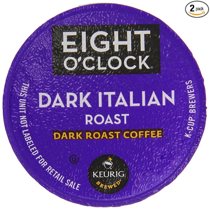 Eight O'Clock Coffee Dark Italian Roast K-Cups 24-Count (Pack of 2)