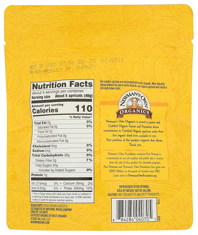 Newman's Own Organics Dried Fruit
