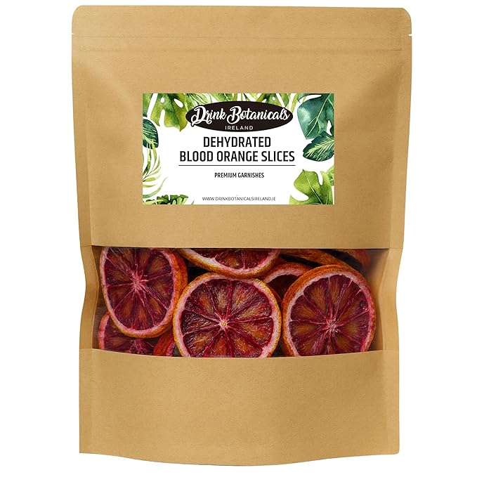 Dried Lime Slices (100G) &amp Dried Blood Orange Slices (100G) Combo Pack for Cocktails Drinks Baking &amp Desserts