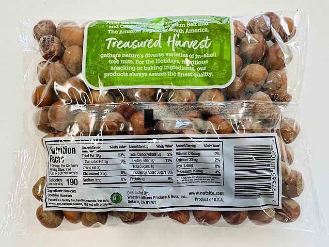 In Shell Hazelnuts (Filberts) - 24/16 oz. Bags
