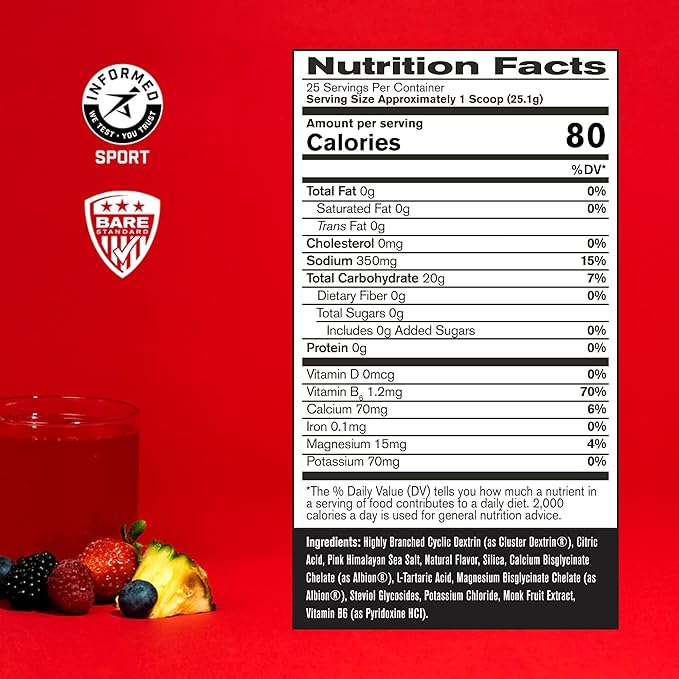 BARE PERFORMANCE NUTRITION BPN Go Bar &amp G.1.M Sport Fruit Punch Bundle
