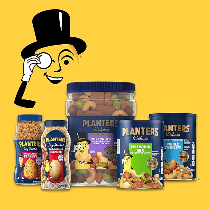 PLANTERS Sweet 'N Crunchy Peanuts 10 oz. can (Pack of 6)