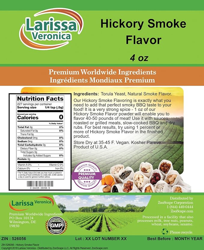 Hickory Smoke Flavor (4 oz ZIN: 526056)