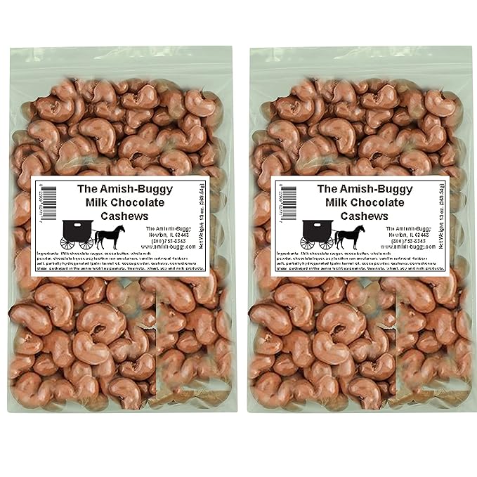 Arndts Fudgery Premium Milk Chocolate Covered Cashews (2-13 oz. Bags)