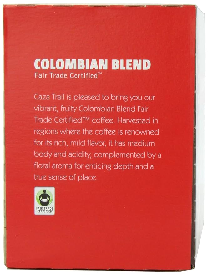 Caza Trail Coffee Colombian 24 Single Serve Cups
