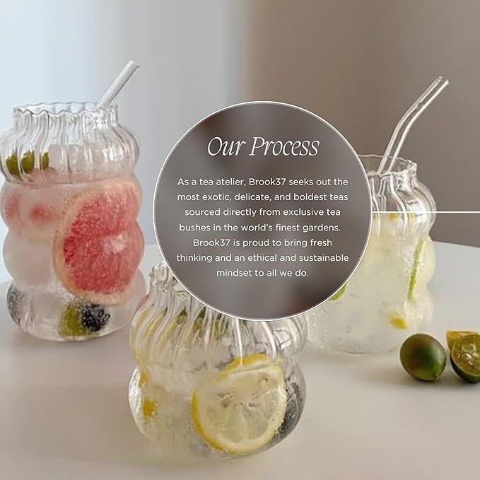 Brook37 Twilight Romance Eco Darjeeling Black Tea - Premium Loose Leaf 2nd Flush Tea with Floral Aroma &amp Sweet Honey Notes | Medium Caffeine | 50g Compostable Paper Tube | Elegant Gift for Tea Lov