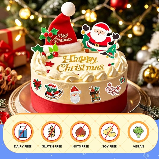 SENTRELA Edible Paper 25 Count A4 11.7 x 8.3 Sugar Sheets for Edible Printer Edible Image Paper Frosting Sheets Icing Sheets for Edible Paper Printer Sugar Paper Edible Sheets for Cakes