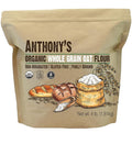 Anthony's Organic Whole Grain Oat Flour 4 lb Gluten Free Non GMO Non Irradiated Finely Ground Vegan