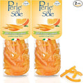 Perle di Sole Candied Orange Peel Sugar Coated - Made in Italy Orange Peels - Pack of 2 (3.5 oz | 100 g)