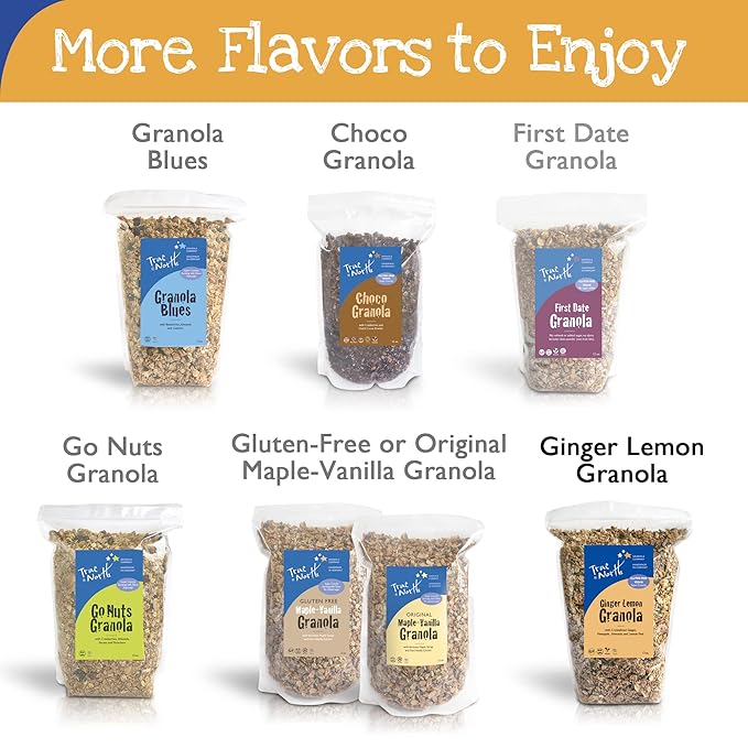 True North Granola – Ginger Lemon Granola with Pineapple and Almonds Gluten Free Vegan All Natural and Non-GMO Bulk Bag 3 lb.