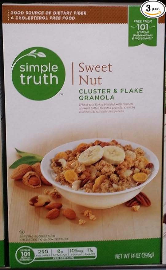 Simple Truth Sweet Nut Cluster &amp Flake Granola 14 oz (Pack of 3)