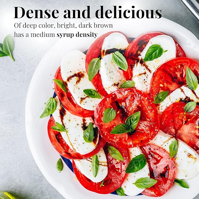 Balsamic Vinegar of Modena 8.45 fl.oz. (250ml) IGP-Certified Dense Balsamic Vinegar with a Bold Sweet-and-Sour Taste - Product from Italy