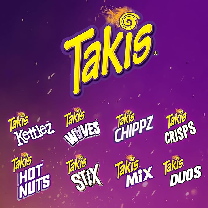 Takis Fuego Hot Nuts 15.02 oz Sharing Size Resealable Bag Hot Chili Pepper &amp Lime Flavored Extreme Spicy Double-Crunch Peanuts