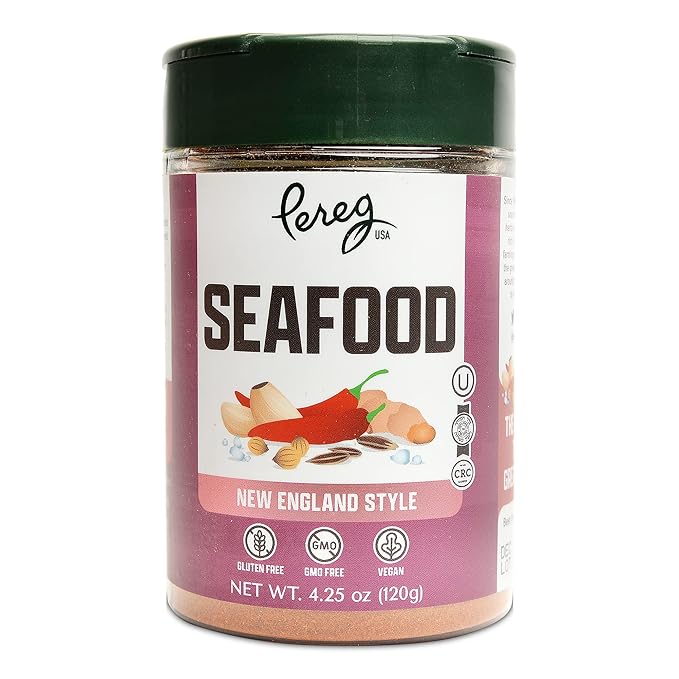 Pereg Seafood Seasoning (4.25 Oz x 6 Pack) - Seafood Seasoning Spice Blend for Fish Salmon - Non-GMO – Sugar-Free