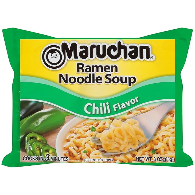 Maruchan Ramen Chili 3.0 Oz 24 Count (Pack of 2)
