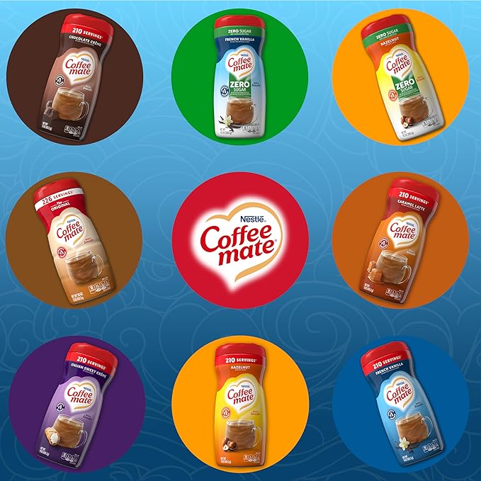 Coffee-mate French Vanilla Powdered Coffee Creamer 15-Ounce Packages (Pack of 6)