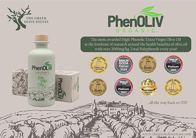 PhenOLIV Organic Extra Virgin Olive Oil.