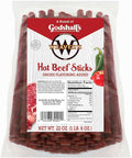Weaver’s Hot Beef Sticks (44 hot &amp spicy 7 beef sticks per 22oz bag)