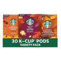 Starbucks K-Cup Coffee Pods Fall Bundle Medium Roast and Naturally Flavored Coffee for Keurig Brewers 100% Arabica Limited Edition 3 Boxes (30 Pods Total)