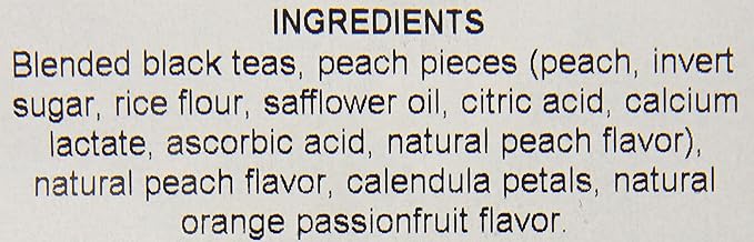 Stash Tea Southern Peach Premium Loose Leaf Black Tea 16 Ounce