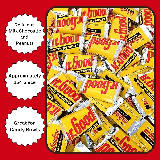 Miniature Milk Chocolate &amp Peanut Candy Bars Bulk Individually Wrapped Minis (3 Lbs.) Perfect for Gifts Home &amp Office Candy Bowls Movie and Game Nights &amp More!