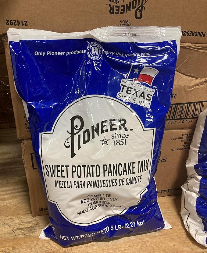 Pioneer Sweet Potato Pancake Mix 5 Pound - 2 bag per case