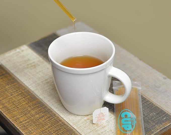 By The Cup 100% Simply Pure Honey Sticks for Tea - 100 Honey Straws