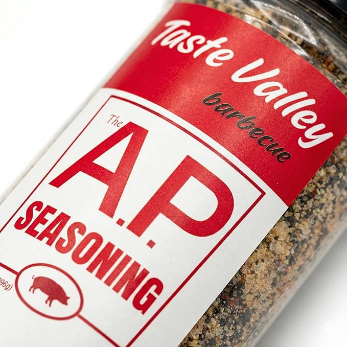 Taste Valley Barbecue A.P. Seasoning All-Purpose BBQ Rub for Pork Beef Chicken &amp Vegetables 14 oz